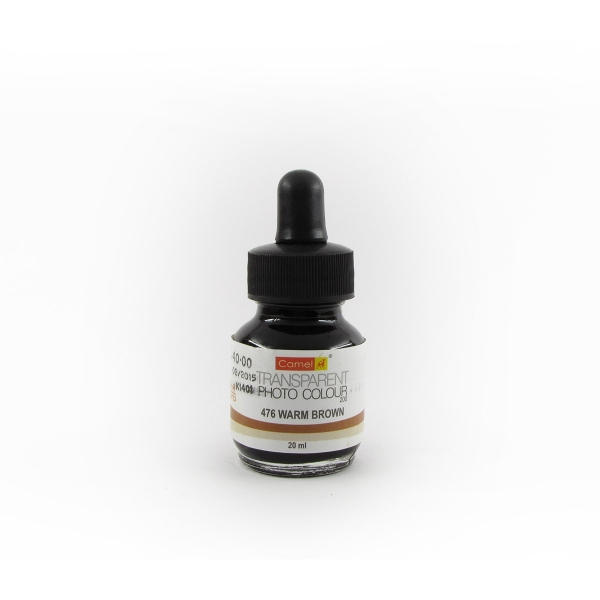 Picture of Camlin Transparent Photo Colour 20ml - Warm Brown (476)