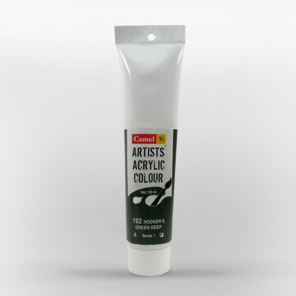 Picture of Camlin Artist Acrylic Colour 120ml - SR1 Hooker's Green Deep (192)
