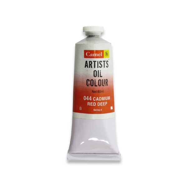 Picture of Camlin Artists Oil Colour 120ml - SR4 Cadmium Red Deep (044)