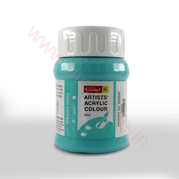 Picture of Camlin Artist Acrylic Colour 500ml - SR1 Aqua Green(009)