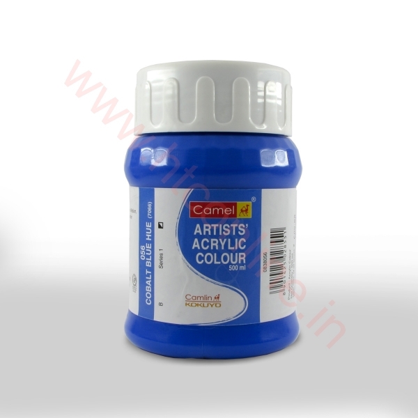 Picture of Camlin Artist Acrylic Colour 500ml - SR1 Cobalt Blue Hue (056)