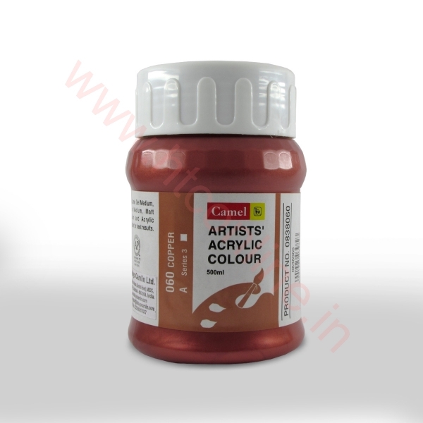 Picture of Camlin Artist Acrylic Colour 500ml - SR3 Copper (060)