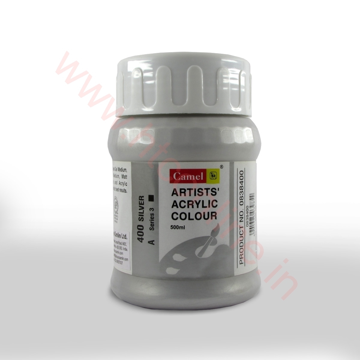Camlin Artist Acrylic Colour 500ml SR3 Silver
