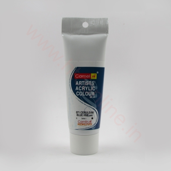 Picture of Camlin Artist Acrylic Colour 40ml - SR1 Cerulean Blue Hue (071)