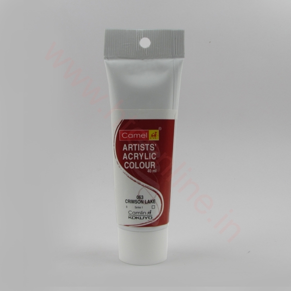 Picture of Camlin Artist Acrylic Colour 40ml - SR1 Crimson Lake (063)