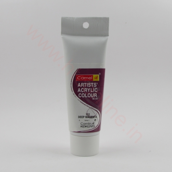 Picture of Camlin Artist Acrylic Colour 40ml - SR1 Deep Magenta (112)