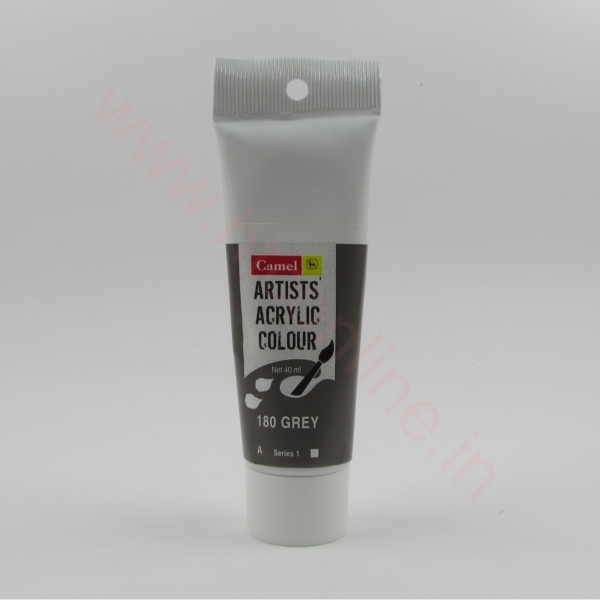 Picture of Camlin Artist Acrylic Colour 40ml - SR1 Grey (180)