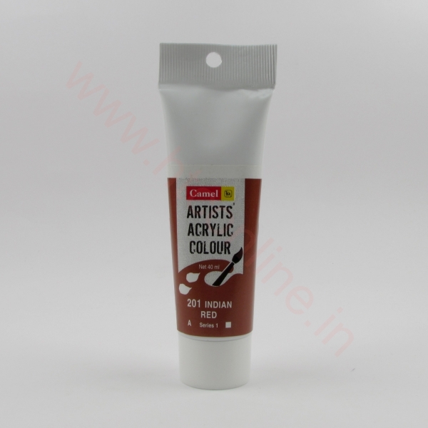 Picture of Camlin Artist Acrylic Colour 40ml - SR1 Indian Red (201)