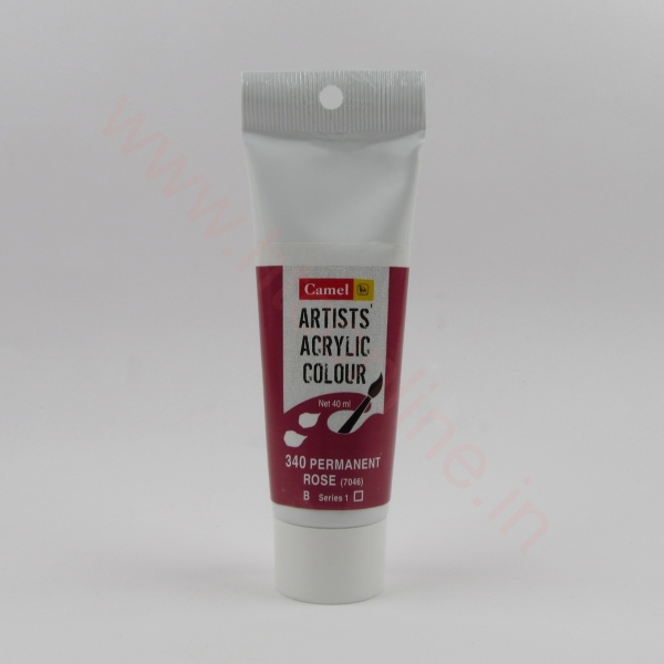 Picture of Camlin Artist Acrylic Colour 40ml - SR1 Permanent Rose (340)