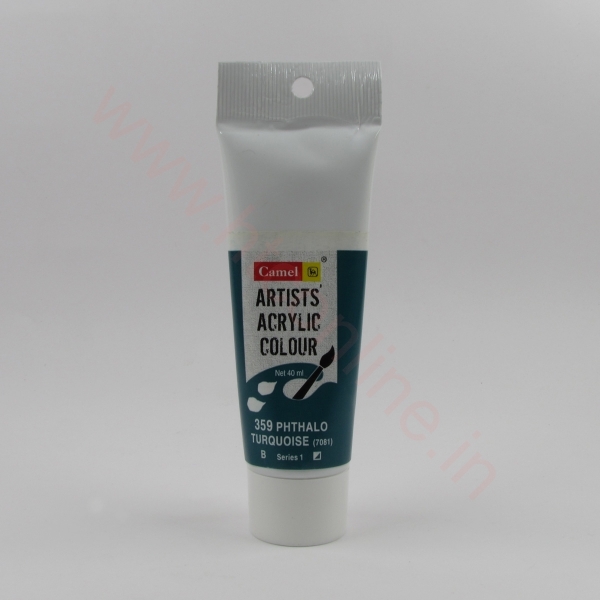 Picture of Camlin Artist Acrylic Colour 40ml - SR1 Phthalo Turquoise (359)