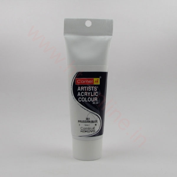 Picture of Camlin Artist Acrylic Colour 40ml - SR1 Prussian Blue (351)