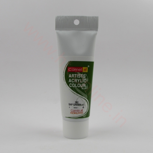 Picture of Camlin Artist Acrylic Colour 40ml - SR1 Sap Green (391)