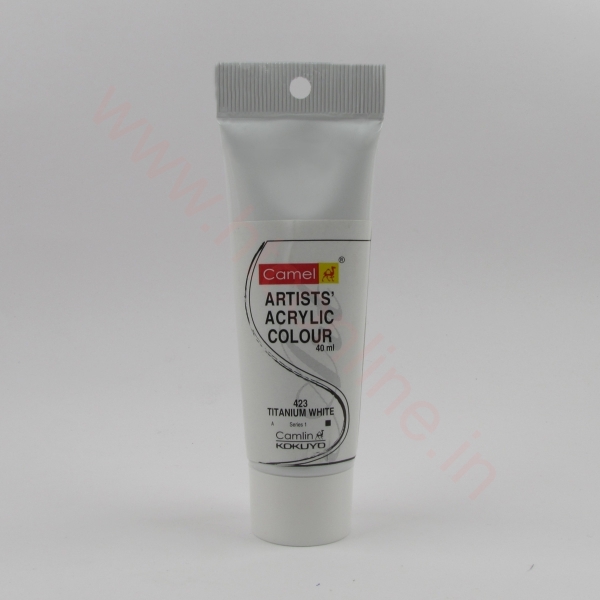 Picture of Camlin Artist Acrylic Colour 40ml - SR1 Titanium White (423)