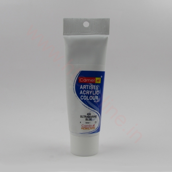 Picture of Camlin Artist Acrylic Colour 40ml - SR1 Ultra ramarine Blue (436)
