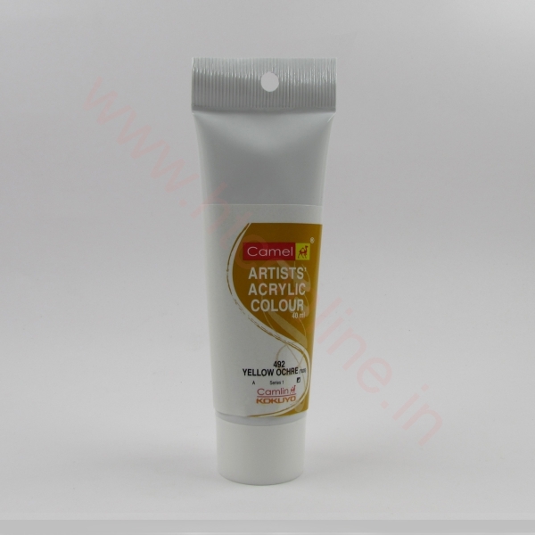 Picture of Camlin Artist Acrylic Colour 40ml - SR1 Yellow Ochre (492)