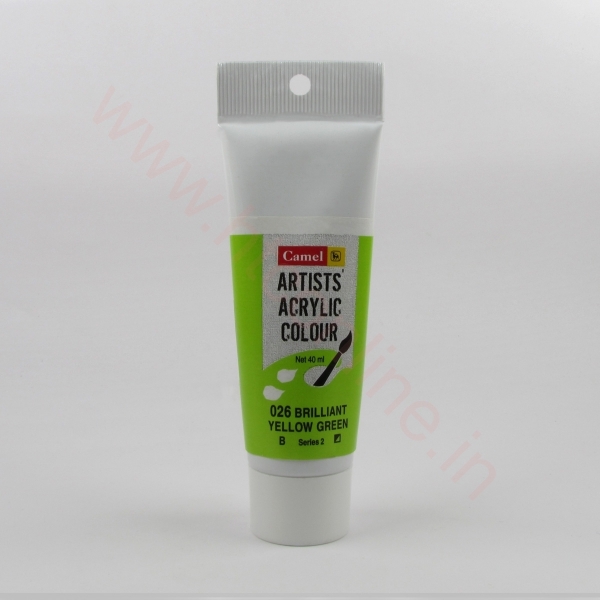 Picture of Camlin Artist Acrylic Colour 40ml - SR2 Brilliant Yellow Green (026)