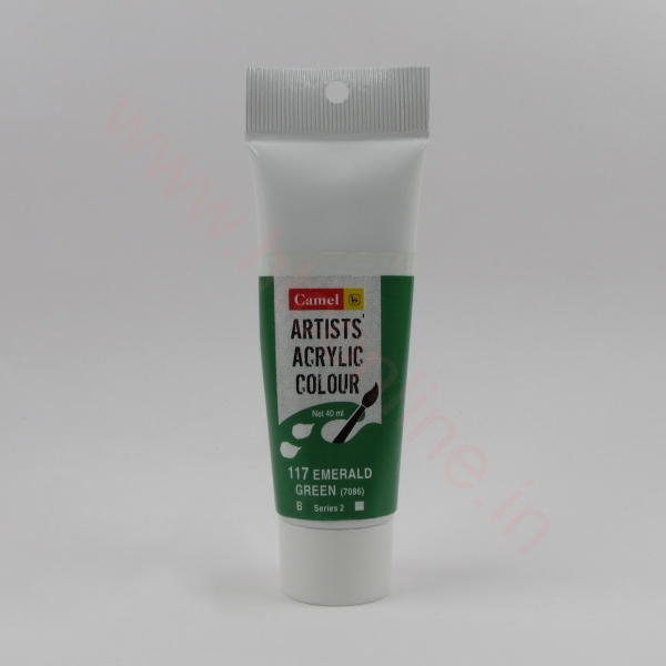 Picture of Camlin Artist Acrylic Colour 40ml - SR2 Emerald Green (117)