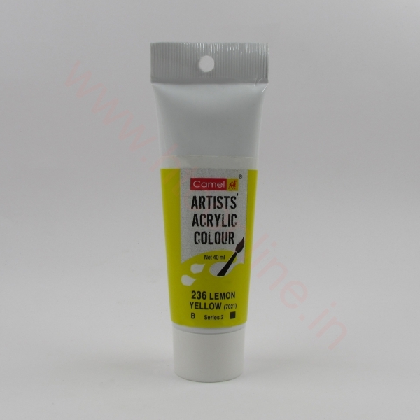 Picture of Camlin Artist Acrylic Colour 40ml - SR2 Lemon Yellow (236)