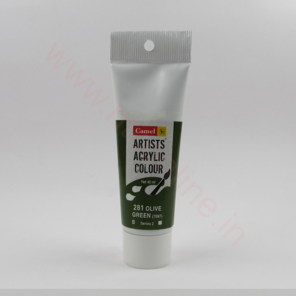 Picture of Camlin Artist Acrylic Colour 40ml - SR2 Olive Green (281)
