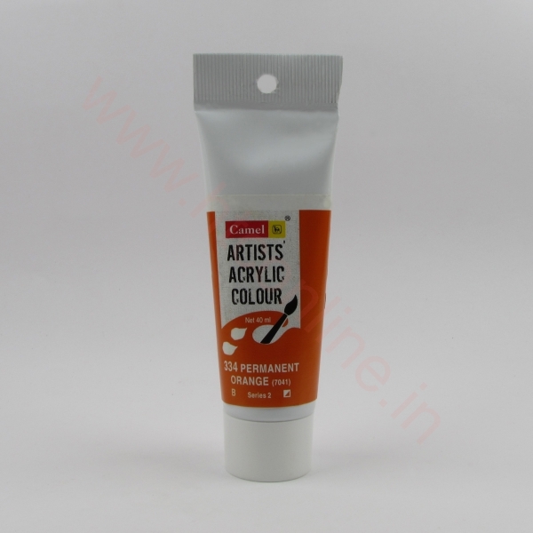 Picture of Camlin Artist Acrylic Colour 40ml - SR2 Permanent Orange (334)