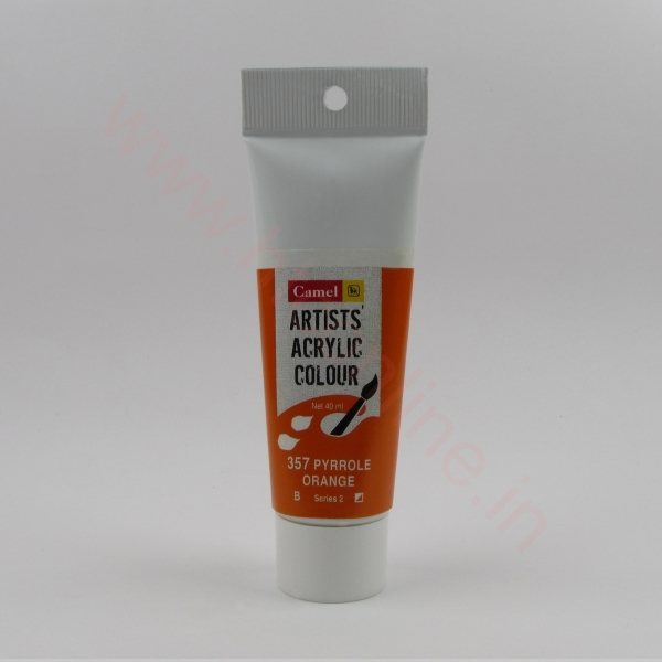 Picture of Camlin Artist Acrylic Colour 40ml - SR2 Pyrrole Orange (357)