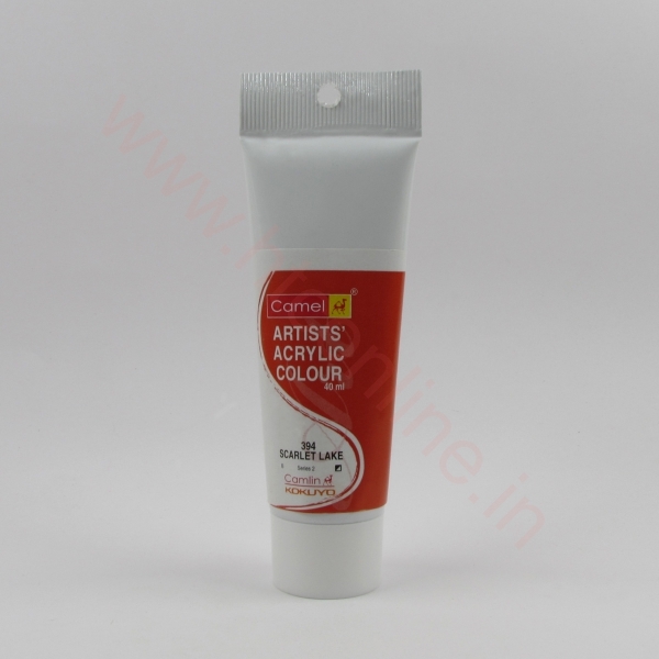 Picture of Camlin Artist Acrylic Colour 40ml - SR2 Scarlet Lake (394)