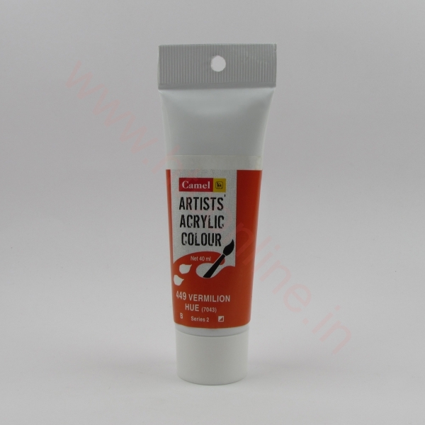 Picture of Camlin Artist Acrylic Colour 40ml - SR2 Vermilion Hue (449)