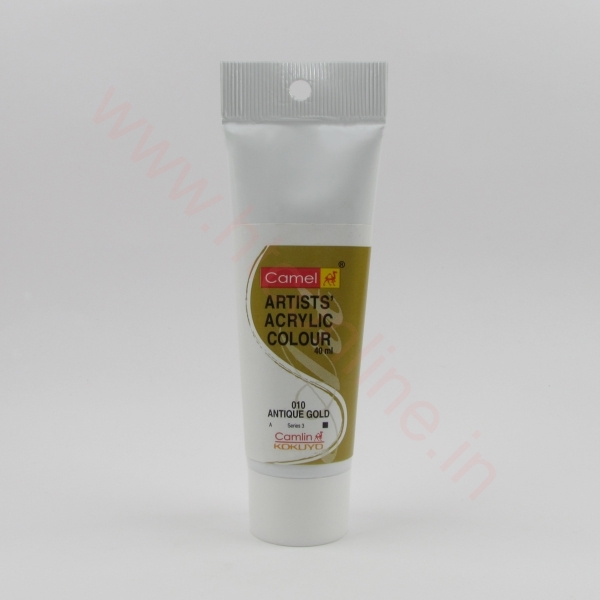 Picture of Camlin Artist Acrylic Colour 40ml - SR3 Antique Gold (010)