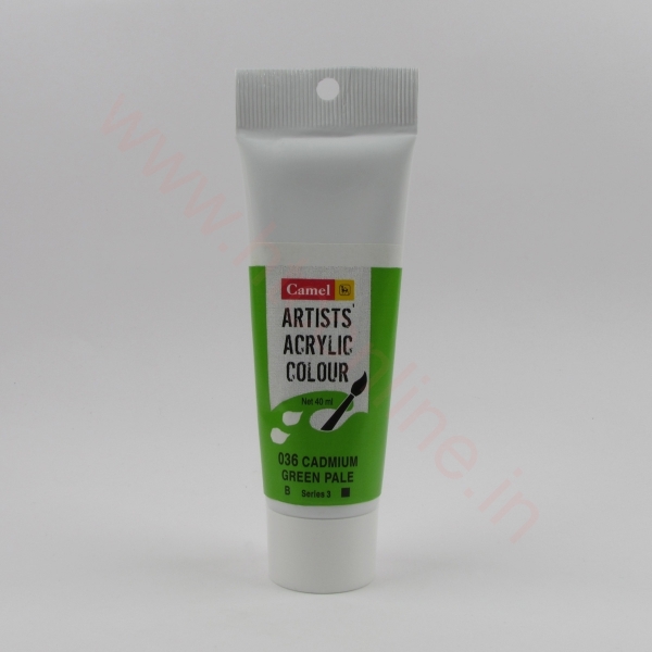 Picture of Camlin Artist Acrylic Colour 40ml - SR3 Cadmium Green Pale Hue (036)