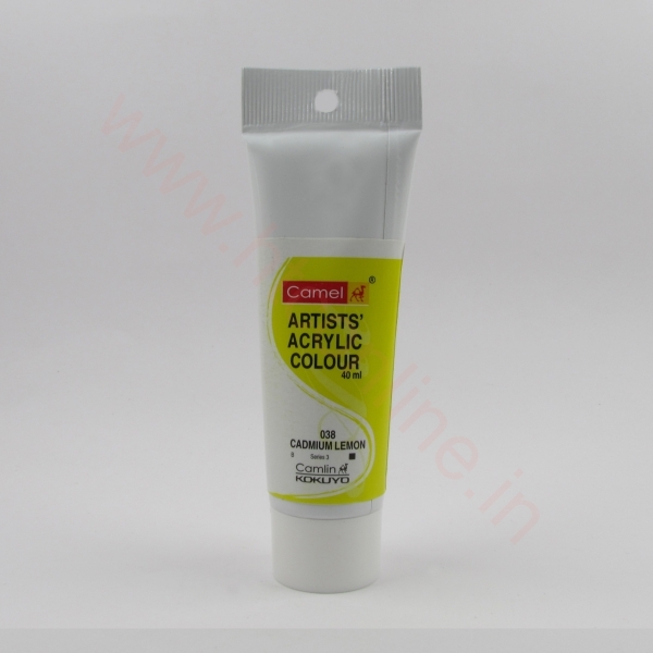 Picture of Camlin Artist Acrylic Colour 40ml - SR3 Cadmium Lemon (038)