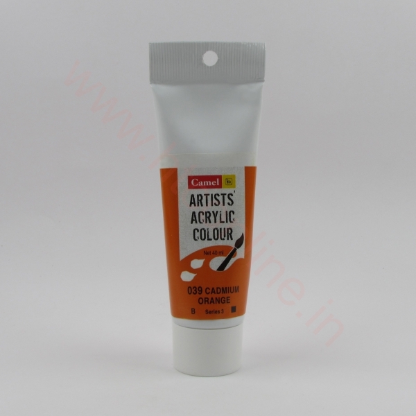 Picture of Camlin Artist Acrylic Colour 40ml - SR3 Cadmium Orange (039)