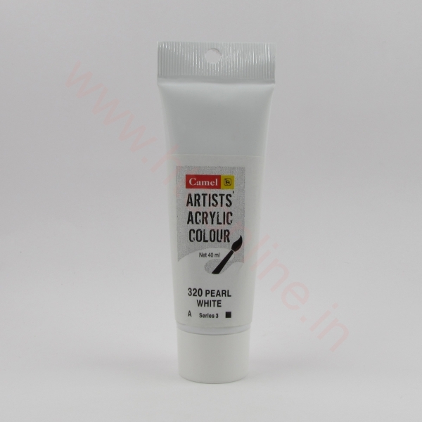 Picture of Camlin Artist Acrylic Colour 40ml - SR3 Pearl White (320)