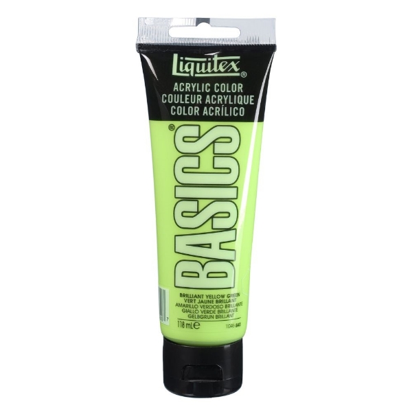 Picture of Liquitex Basics Acrylic Brilliant Yellow Green - 118ml (840)