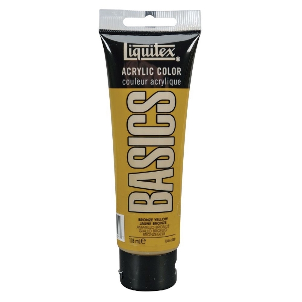 Picture of Liquitex Basics Acrylic Bronze Yellow - 118ml (530)