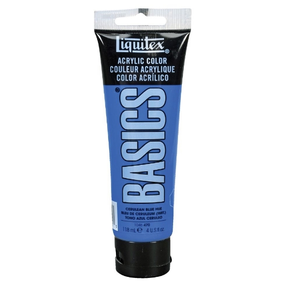 Picture of Liquitex Basics Acrylic Cerulean Blue Hue - 118ml (470)