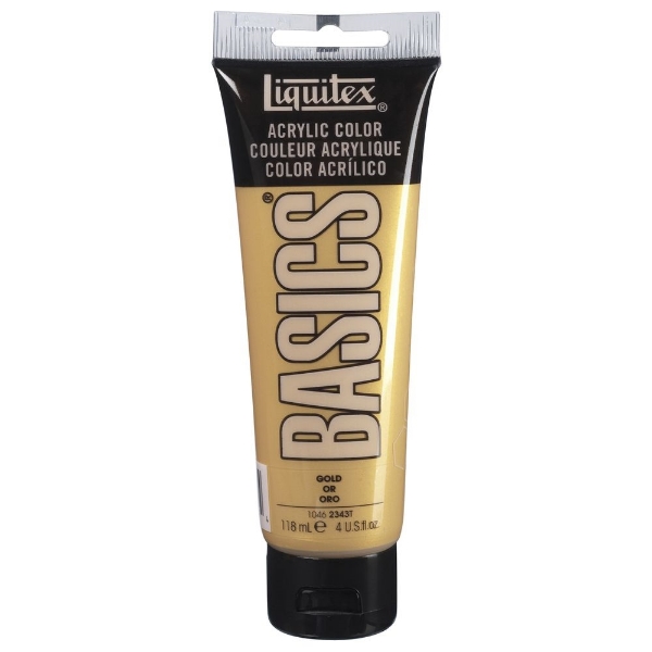 Liquitex Basics Acrylic Gold 118ml (051)