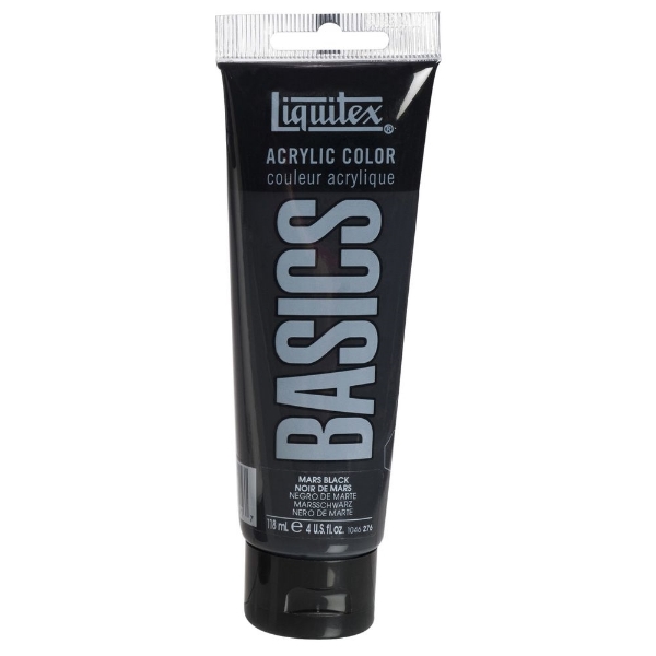 Picture of Liquitex Basics Acrylic Mars Black - 118ml (276)