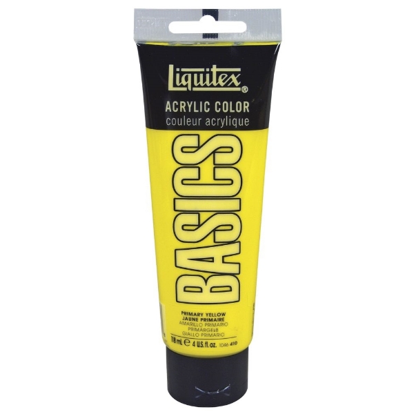 Picture of Liquitex Basics Acrylic Primary Yellow - 118ml (410)