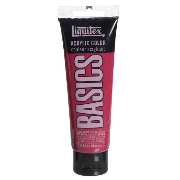 Picture of Liquitex Basics Acrylic Quinacridone Magenta - 118ml (114)