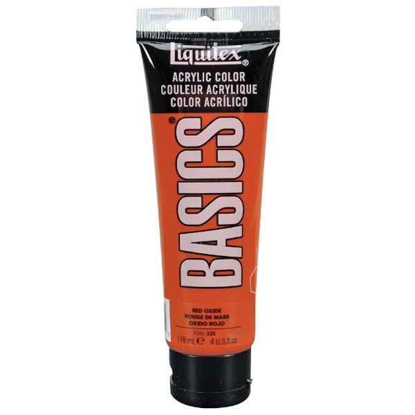 Picture of Liquitex Basics Acrylic Red Oxide - 118ml (335)