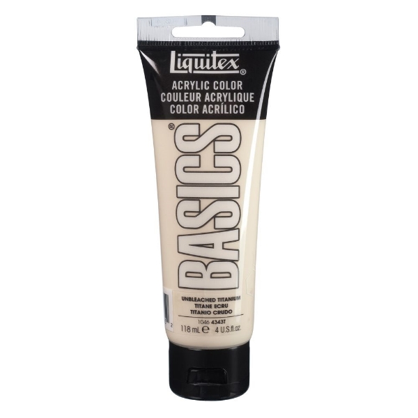 Picture of Liquitex Basics Acrylic Unbleached Titanium - 118ml (434)
