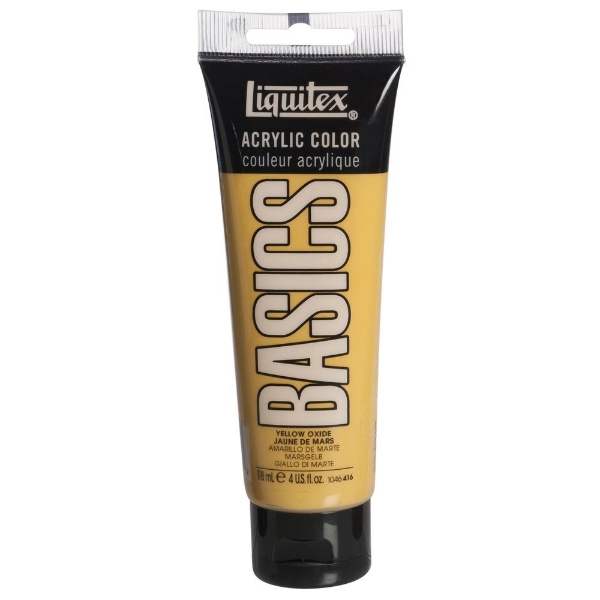 Picture of Liquitex Basics Acrylic Yellow Oxide - 118ml (416)