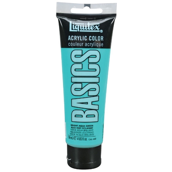 Picture of Liquitex Basics Acrylic Bright Aqua Green - 118ml (660)