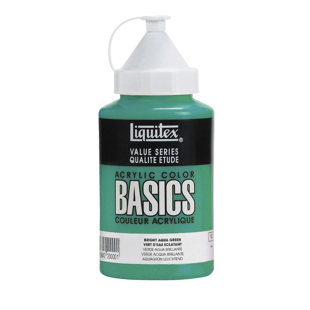 Liquitex Basics Acrylic Bright Aqua Green 400ml (660)