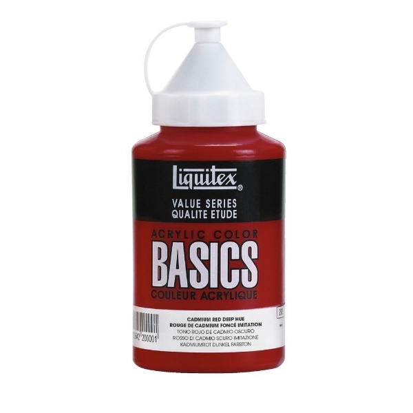 Picture of Liquitex Basics Acrylic Cadmium Red Deep Hue - 400ml (311)