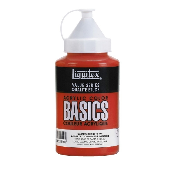 Picture of Liquitex Basics Acrylic Cadmium Red Light Hue - 400ml (510)