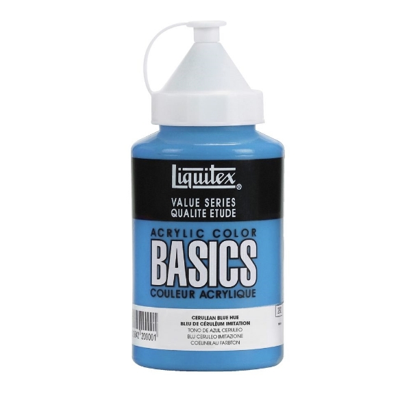 Picture of Liquitex Basics Acrylic Cerulean Blue Hue - 400ml (470)