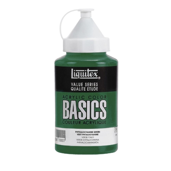 Picture of Liquitex Basics Acrylic Phthalo Green - 400ml (317)