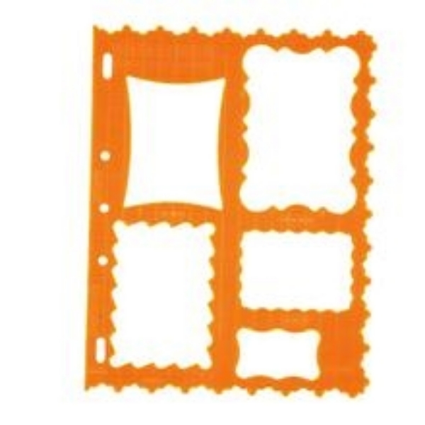 Picture of 4859 Fiskars Plastic Shape Template Frames