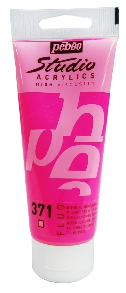 Picture of Pebeo Studio Acrylic - Fluorescent Pink (371)